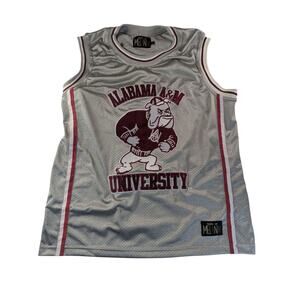 Alabama A&M Tones Of Melanin Stitched Sewn Basketball Jersey Eighteen 75 Men's L